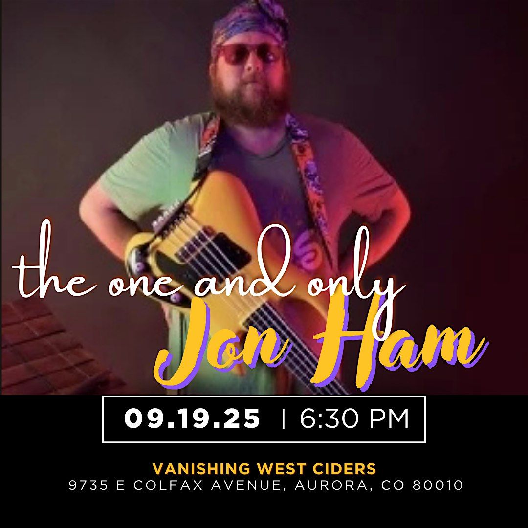 LIVE MUSIC: The One and Only Jon Ham