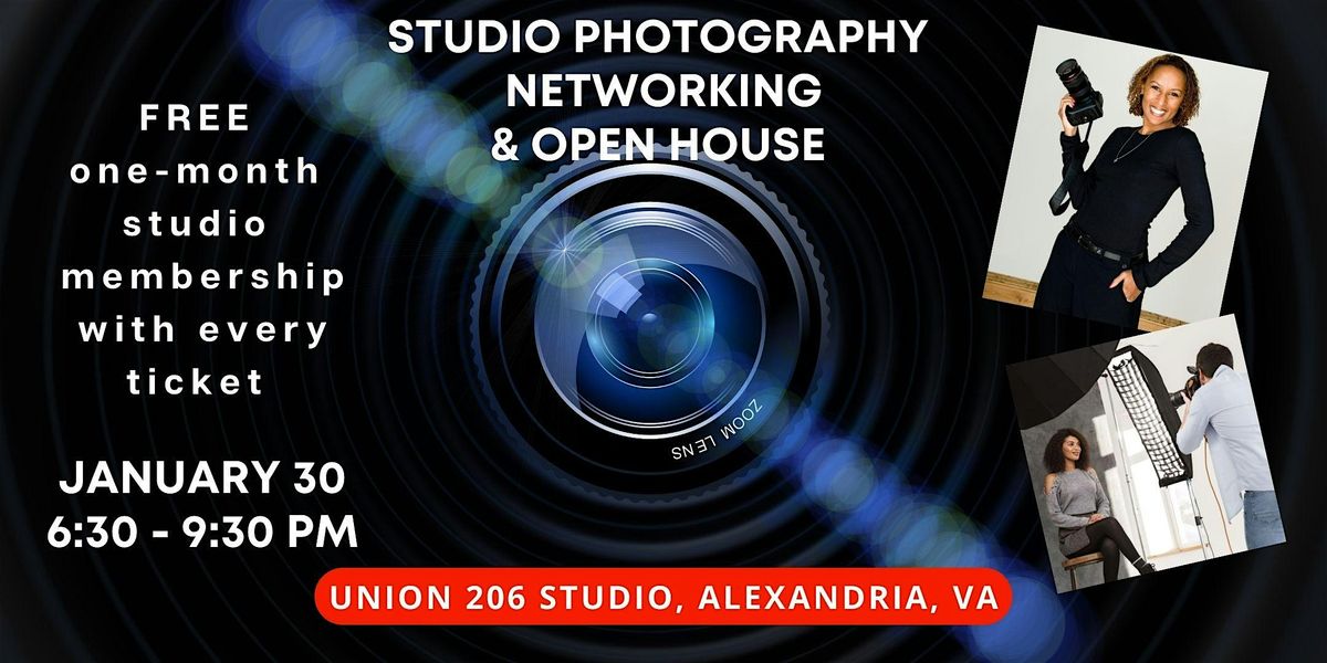 Studio Photography Networking & Open House (FREE Membership With Ticket)