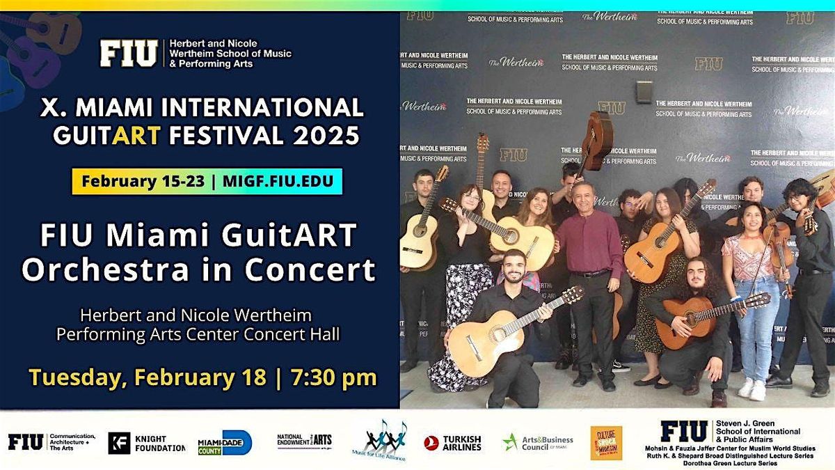 MIGF 2025 GuitART Festival Concert: FIU Miami GuitART Orchestra