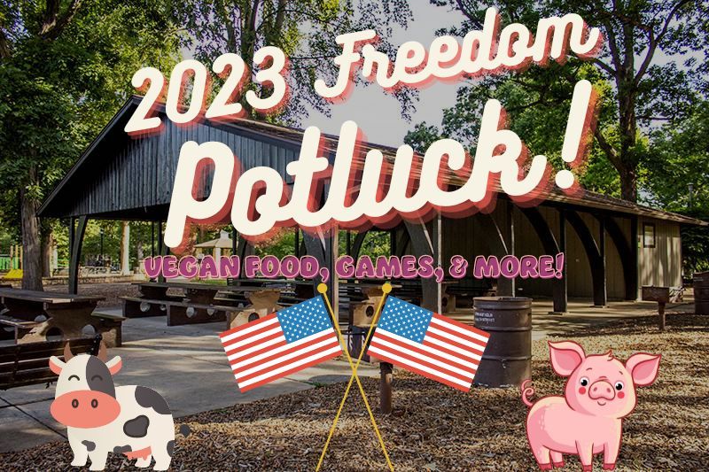 2023 Freedom Potluck at Washington Park: Vegan Picnic, Games, and More!