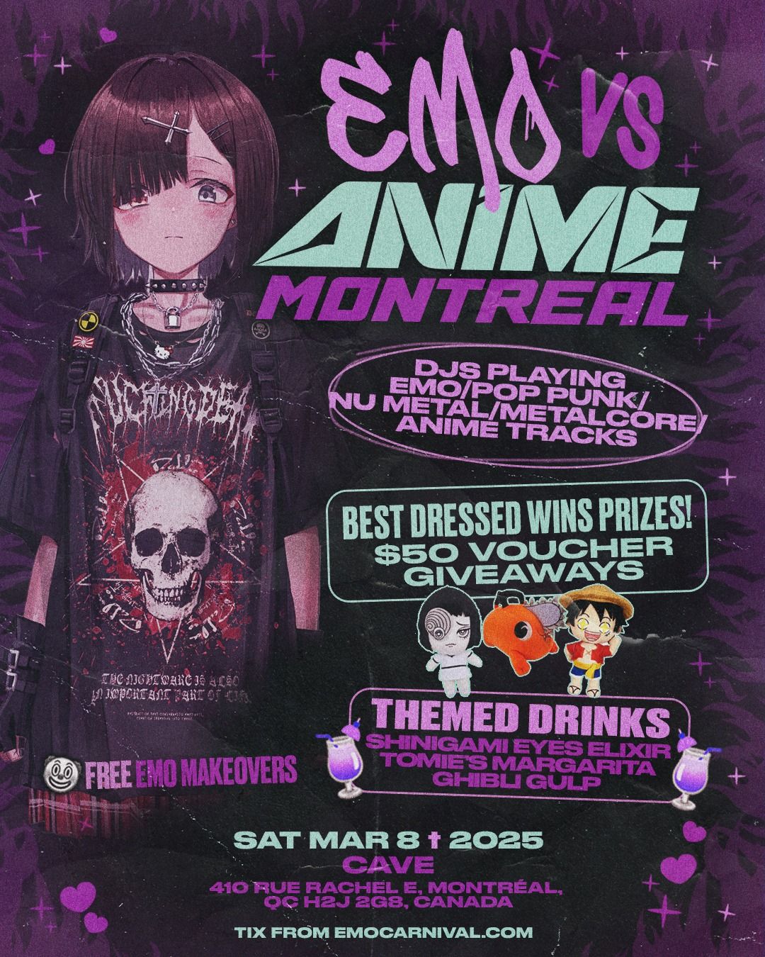 EMO VS ANIME - EMO NIGHT MONTREAL 