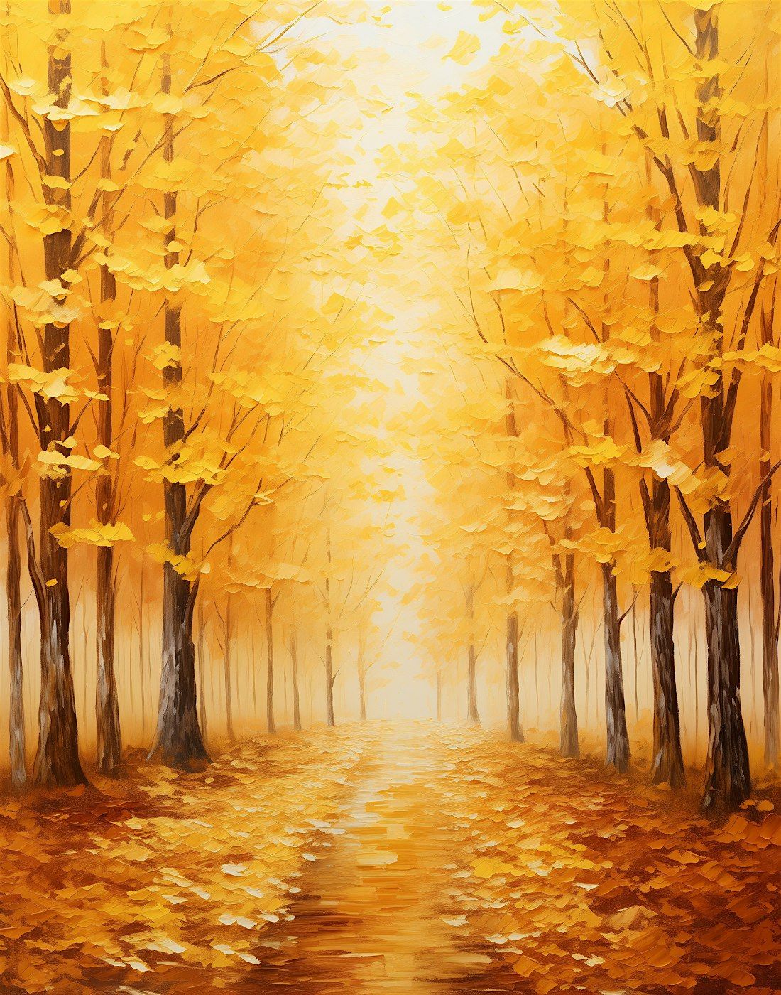 Paint Along - Walk in the Fall Woods