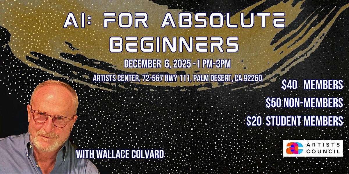 AI: For Absolute Beginners with Wallace Colvard