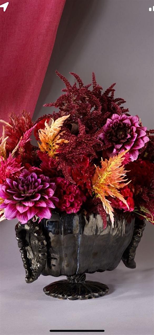 Halloween Floral Design & Wine