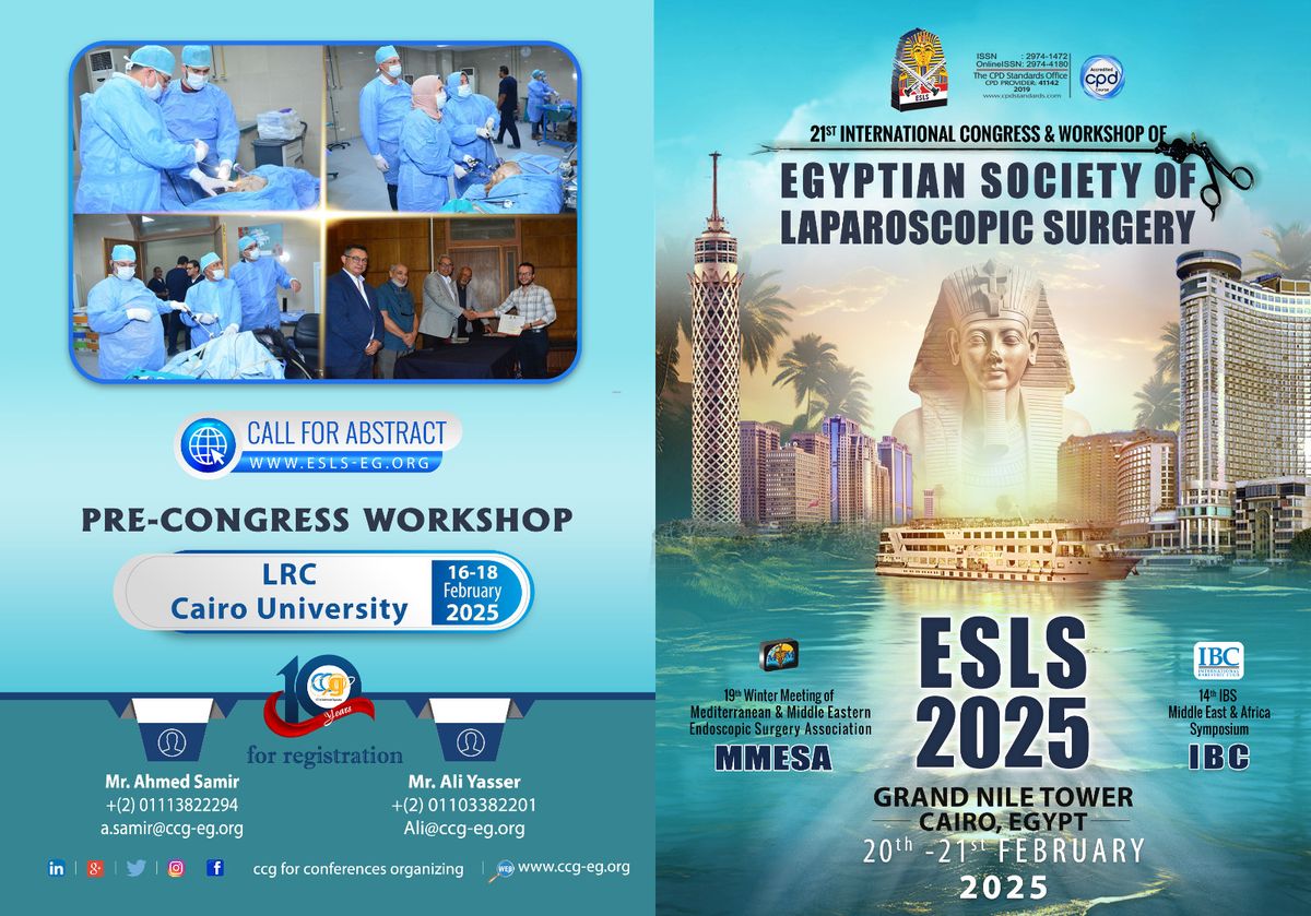 The 21st International Congress & Workshop of the Egyptian Society of Laparoscopic Surgery ESLS 2025