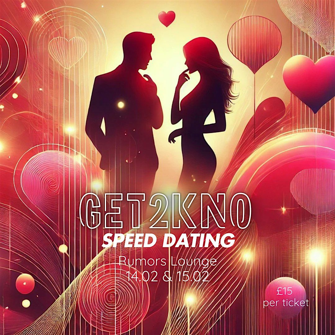 Get2Kno Speed Dating | 20 Dates