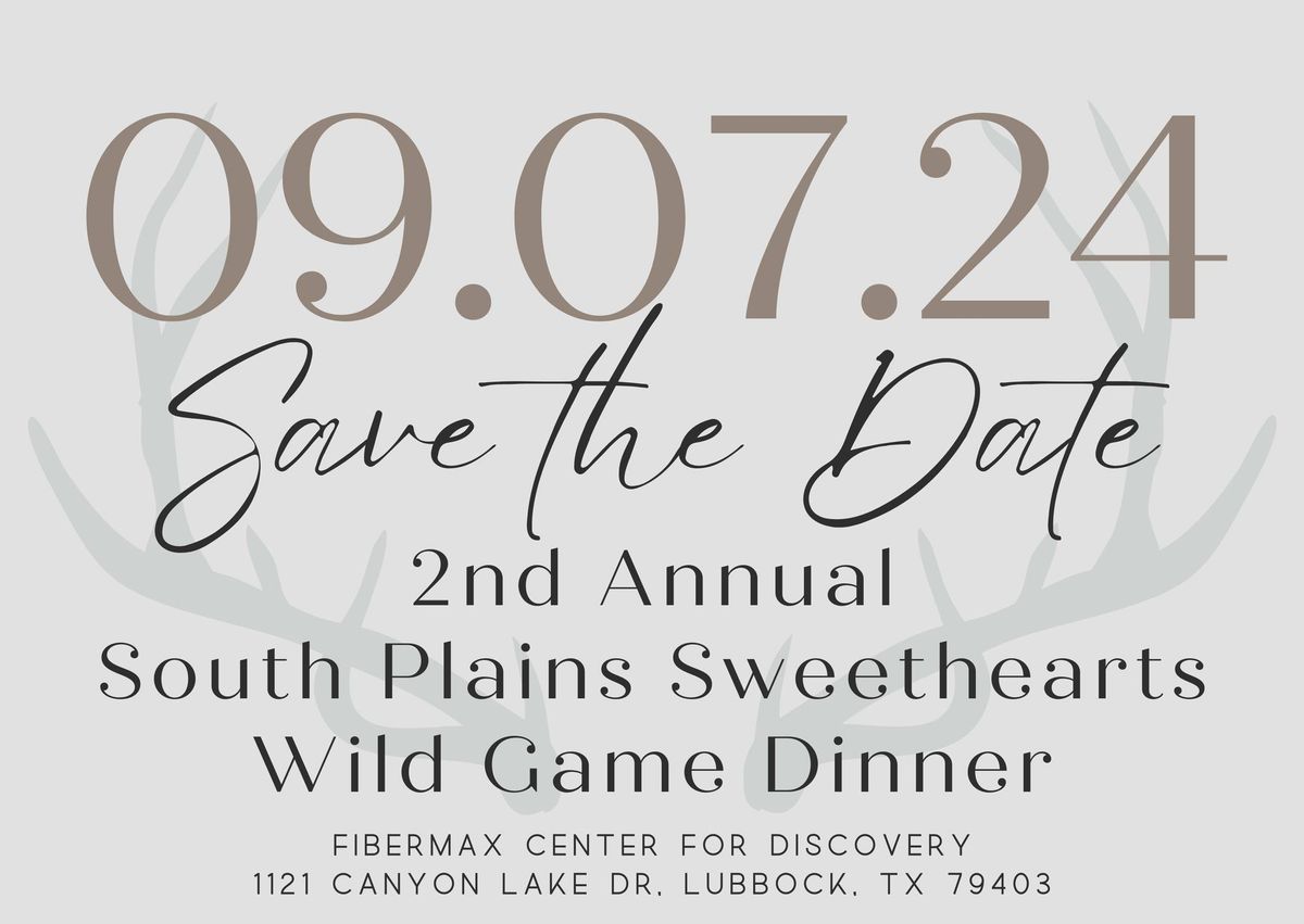 2nd Annual Wild Game Dinner & Live Auction
