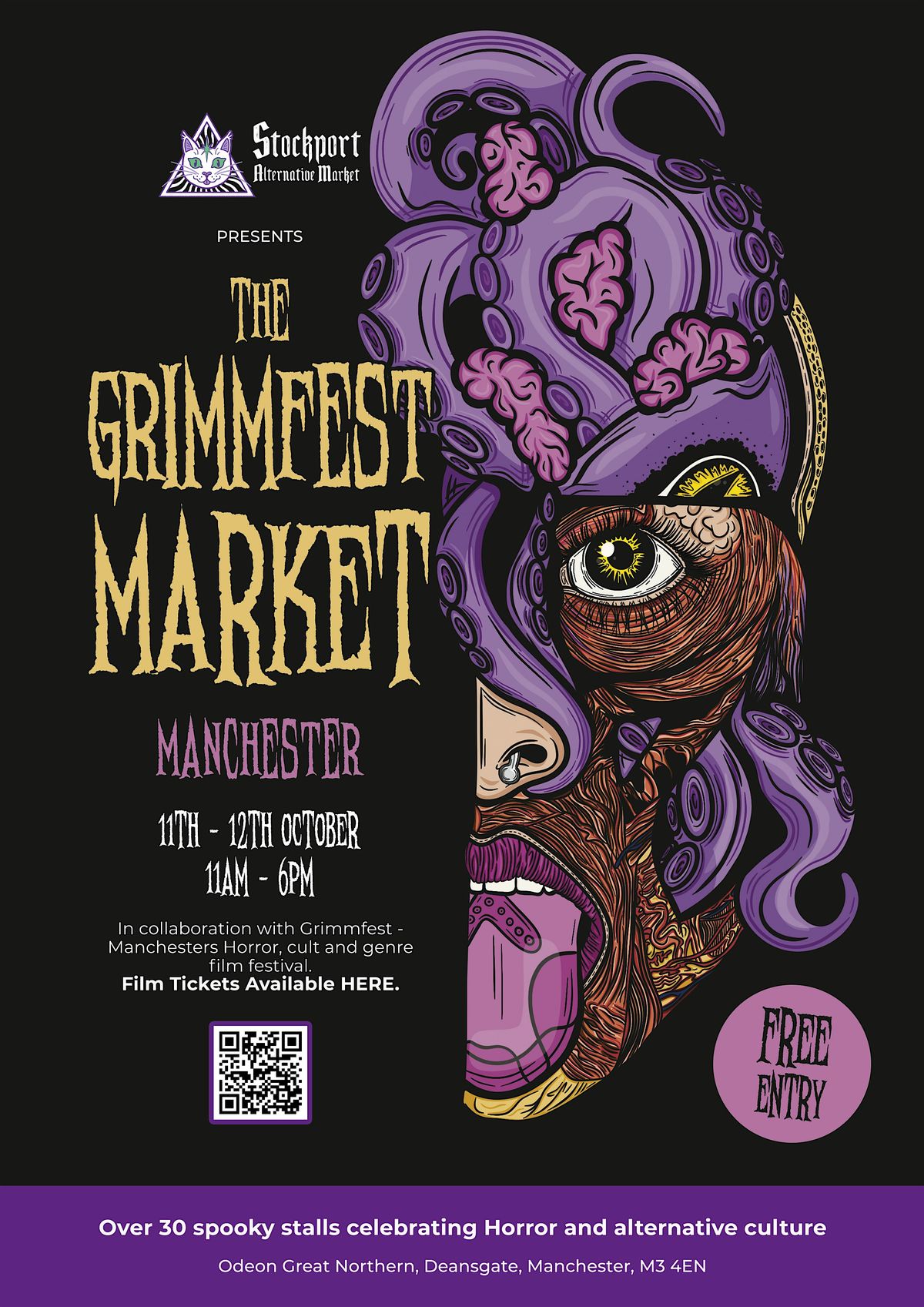 The Grimmfest Market Manchester- Free Entry - Sat 11th & Sun 12th Oct