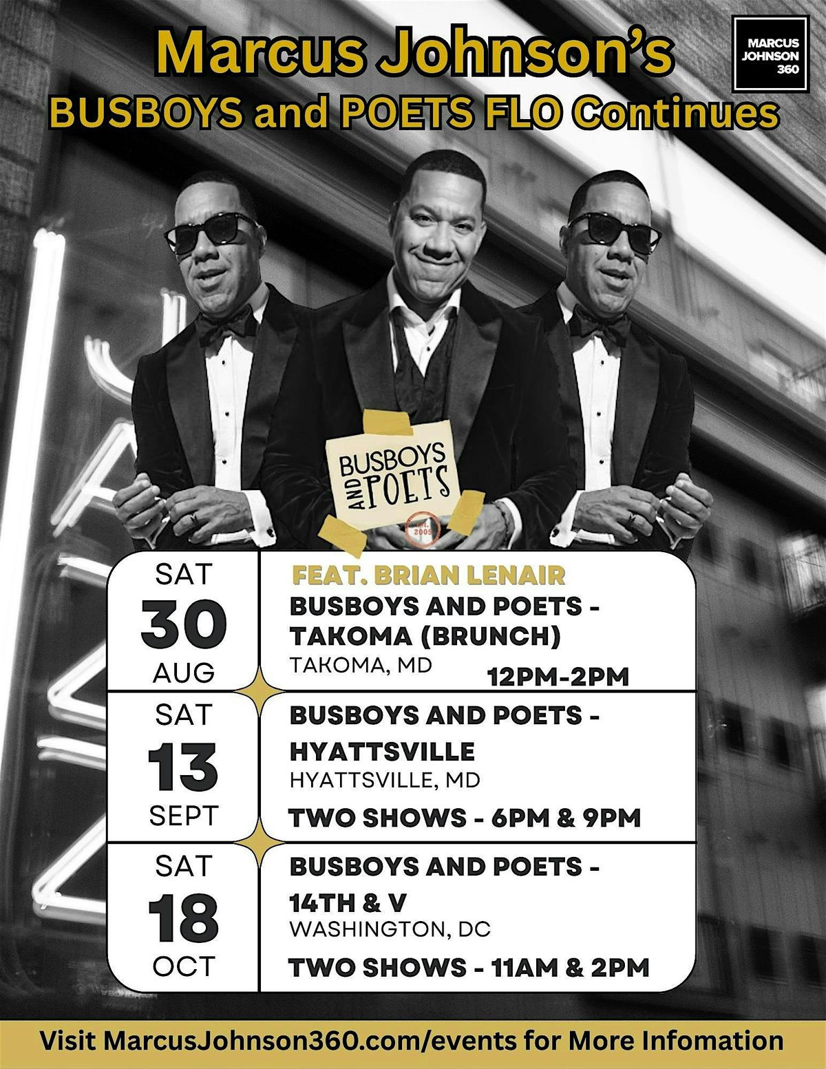 Marcus Johnson Live in Hyattsville: Two Shows, One Night of Jazz