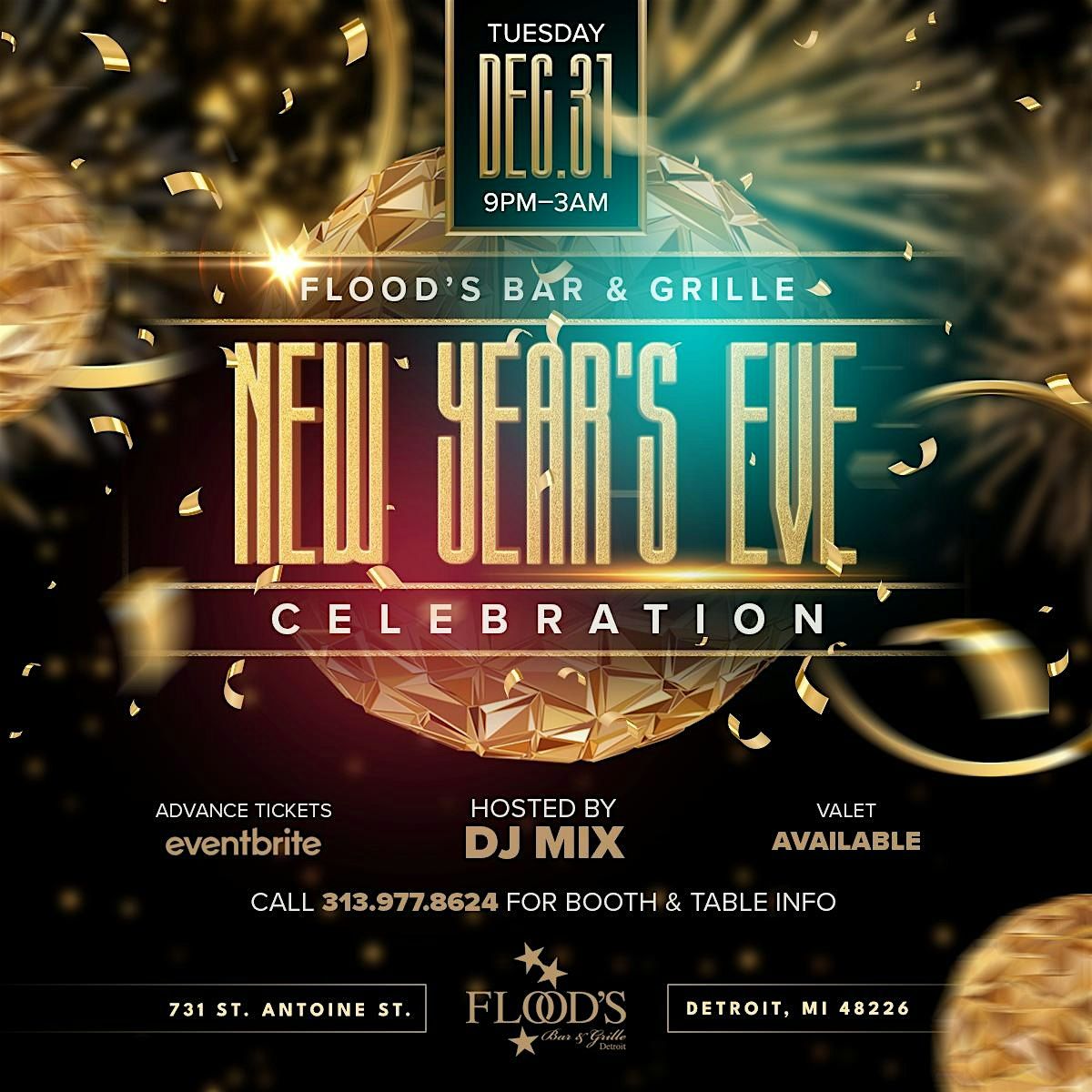 Floods Bar & Grille NYE Celebration