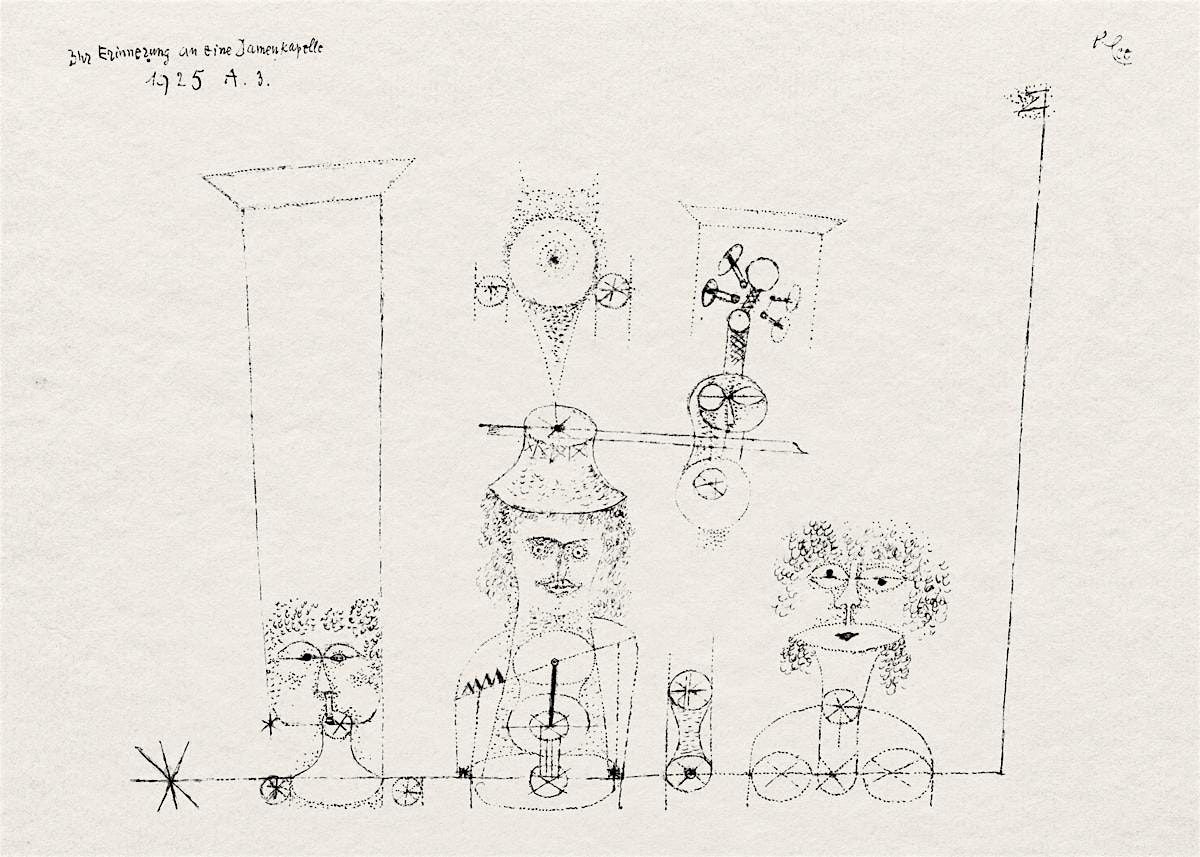 EM} Paul Klee Inspired Xmas: Creative Life Drawing with Live Music Naked