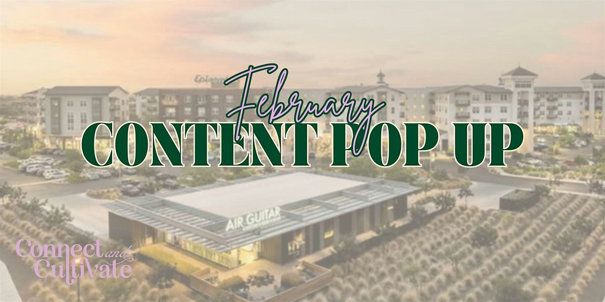 February Social Content Pop Up