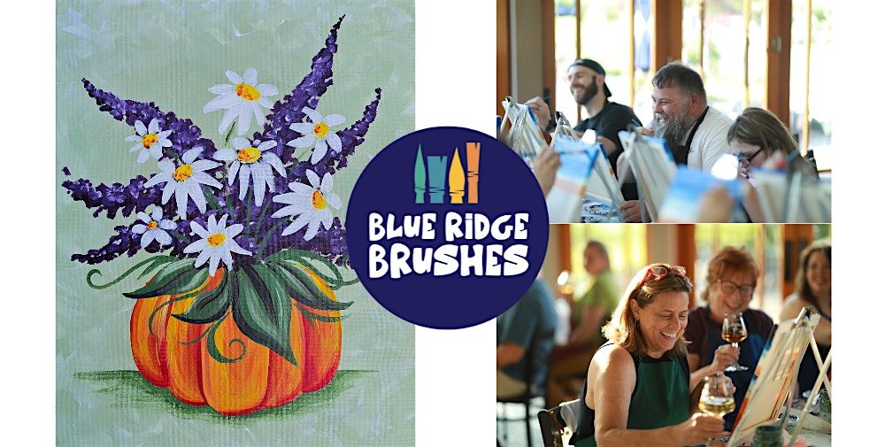 Paint + Sip: "Pumpkin Full of Daisies" at Virginia Wine Collective