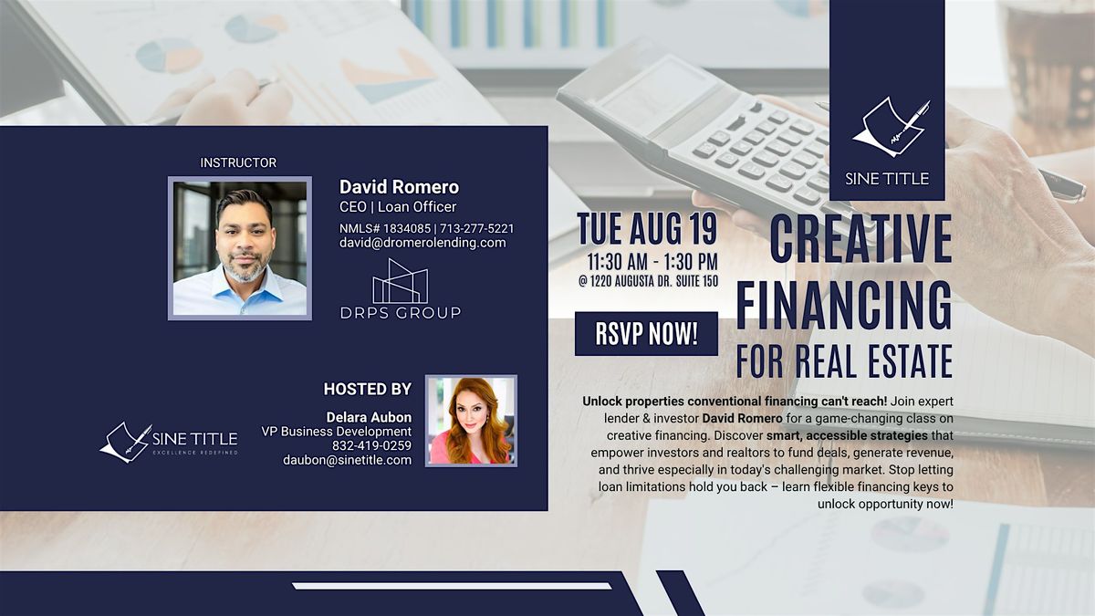 Creative Financing for Real Estate