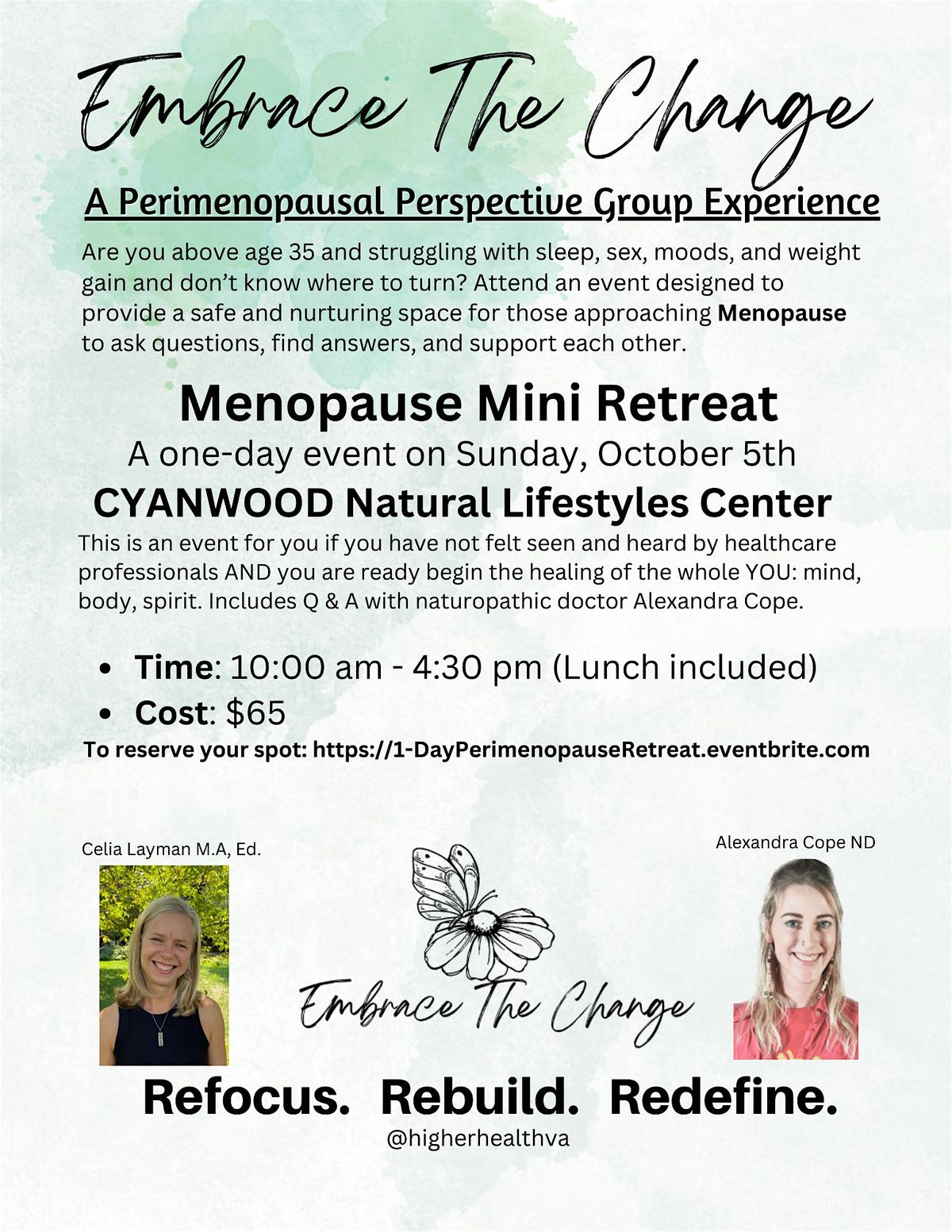 Menopause Mini Retreat