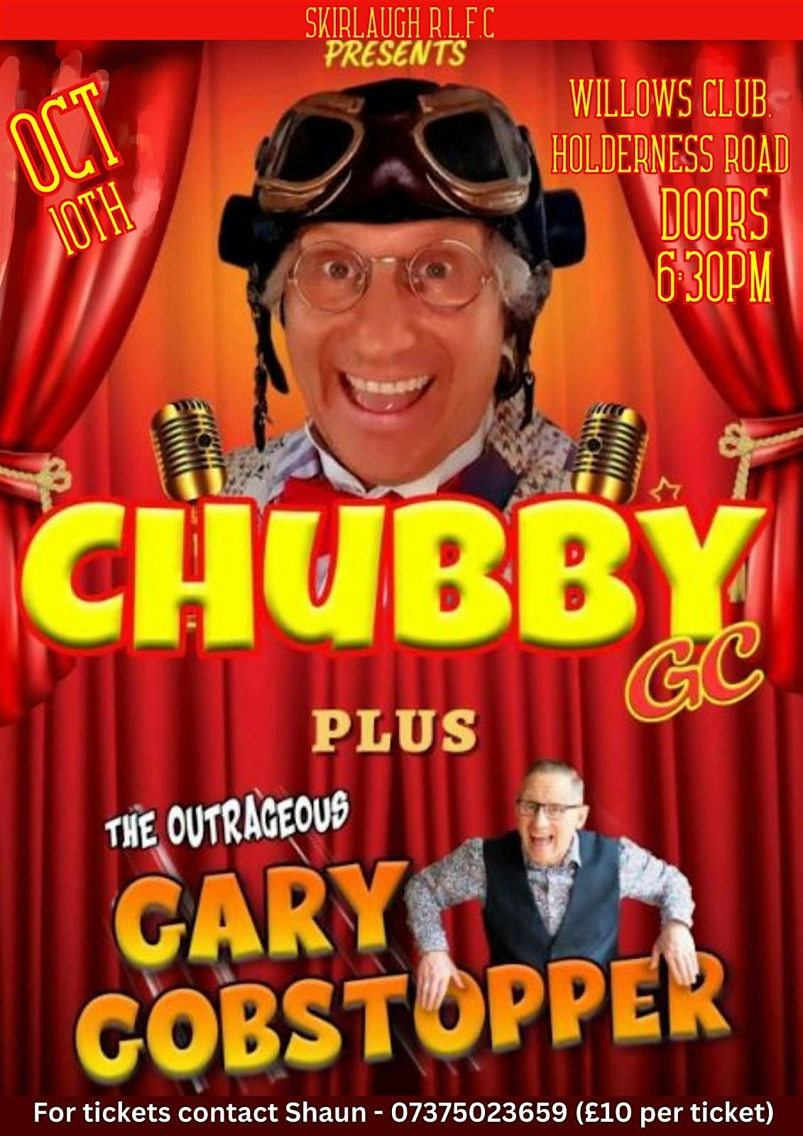 Chubby GC & Gary Gobstopper comedy show