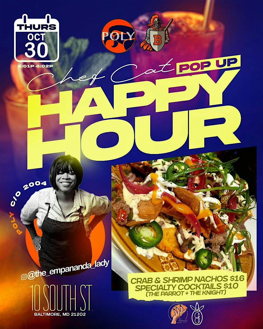 Chef Cat Pop-Up Happy Hour