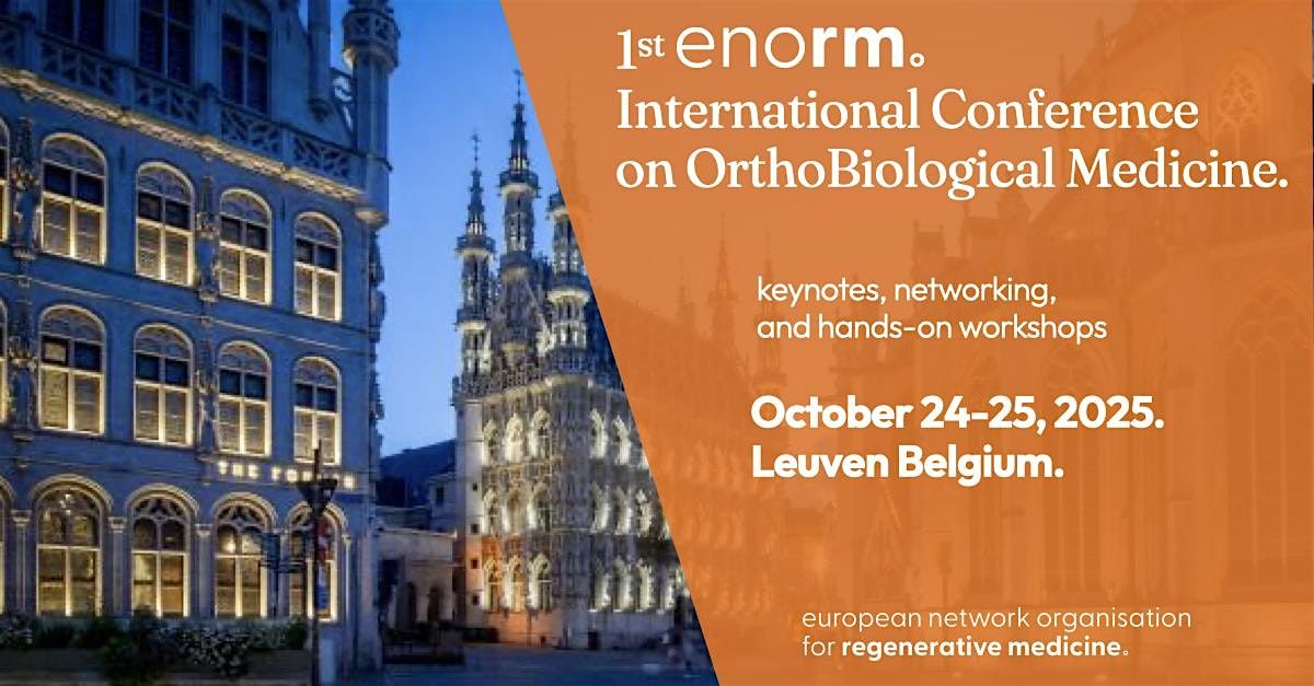 1st International Conference on OrthoBiological Medicine.