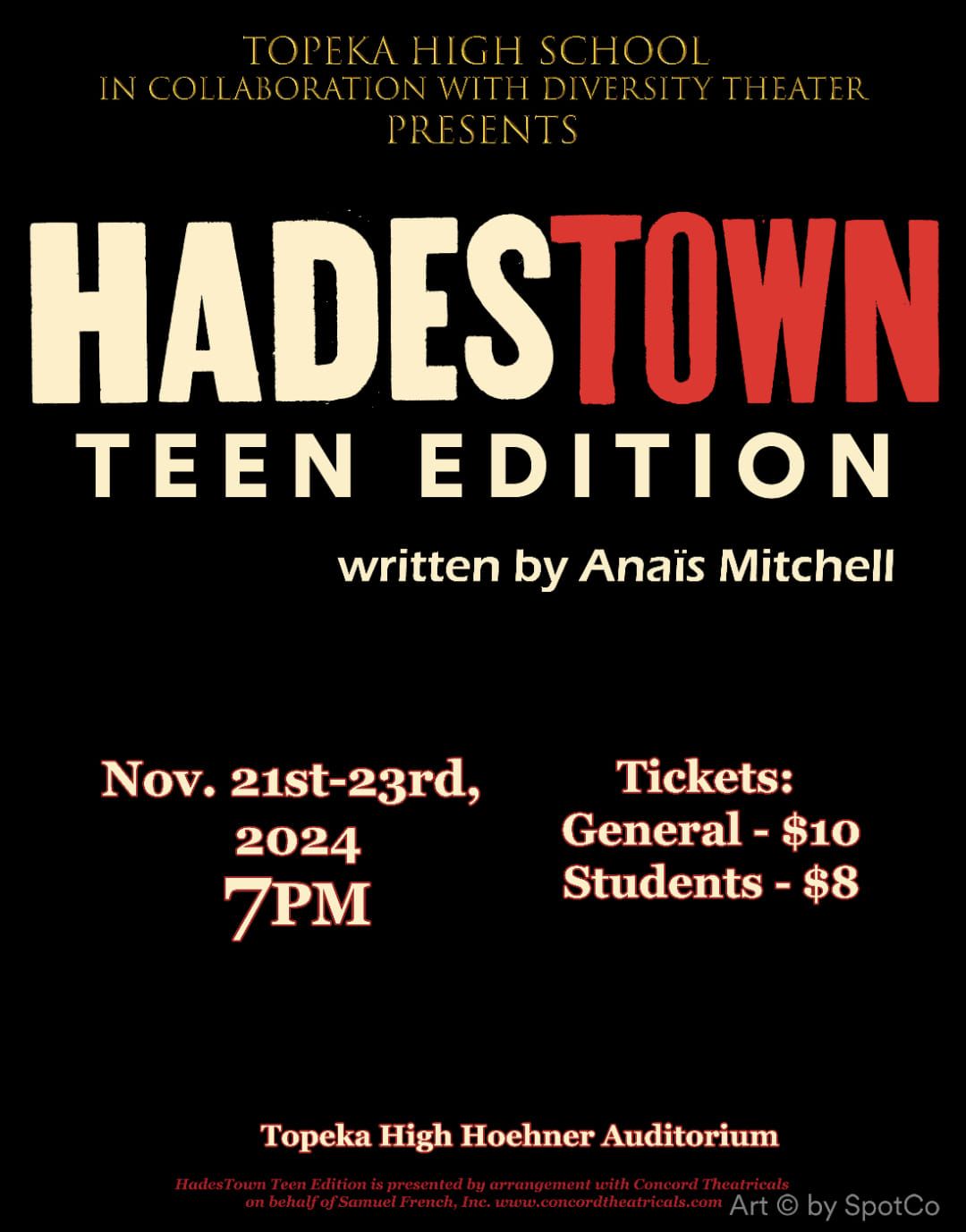 Diversity Theater Presents: Hadestown: Teen Edition