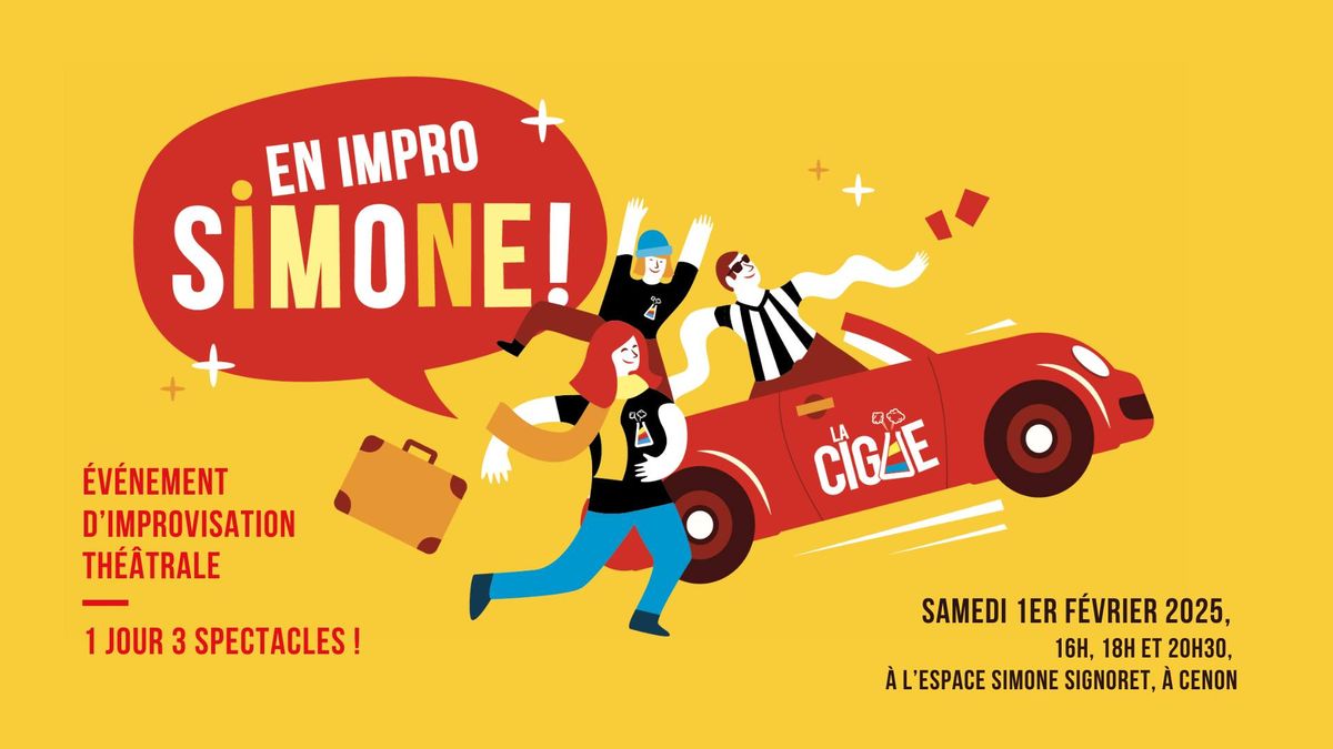 En Impro Simone! \u00c9v\u00e8nement d'improvisation th\u00e9\u00e2trale