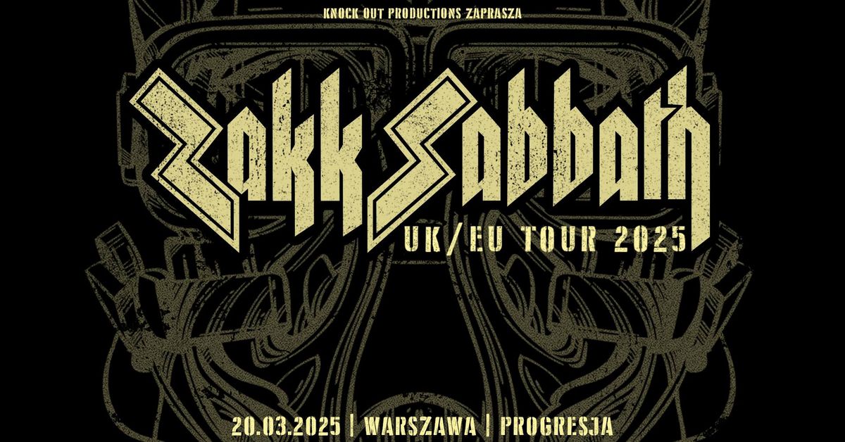 Zakk Sabbath \/ 20 III 2025 \/ Warszawa