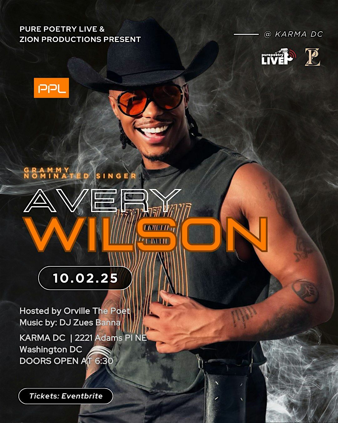 Pure Poetry Live & Zion Productions ft. Avery Wilson