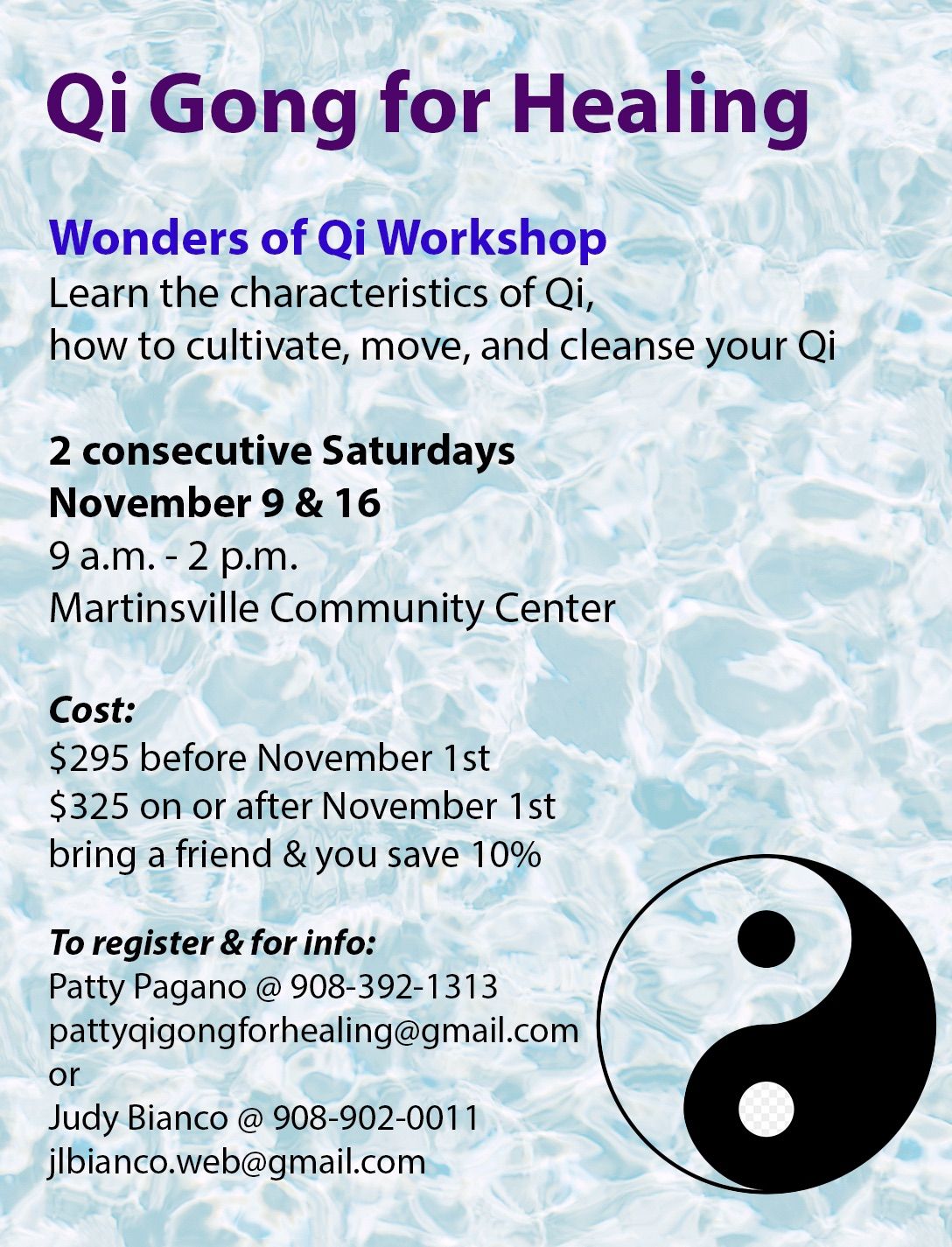 Wonders of Qi Workshop 