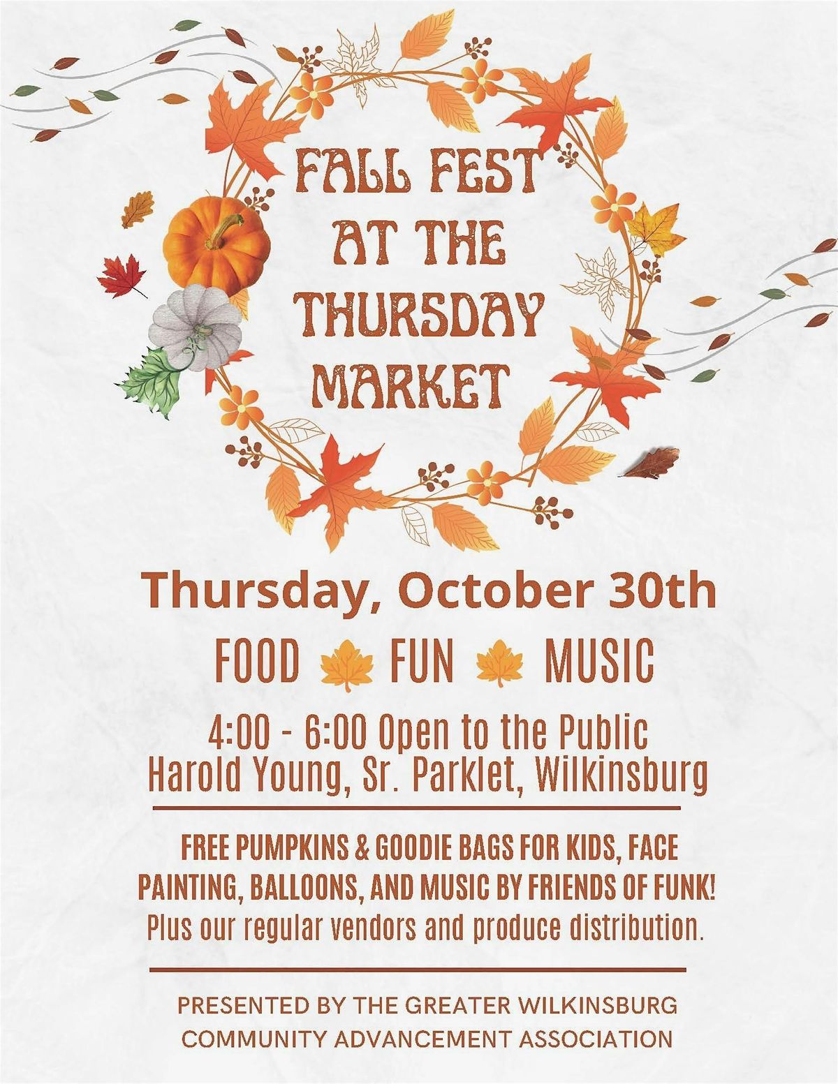 Fall Fest at the Thursday Market