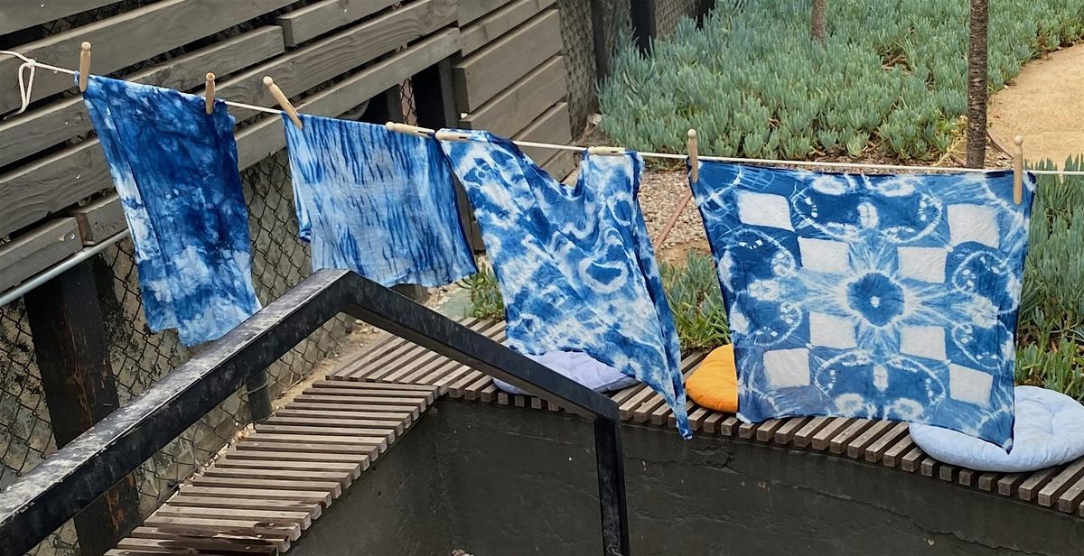 Indigo + Shibori Style Bandana Dyeing Workshop at Alder and Sage - Part 2!