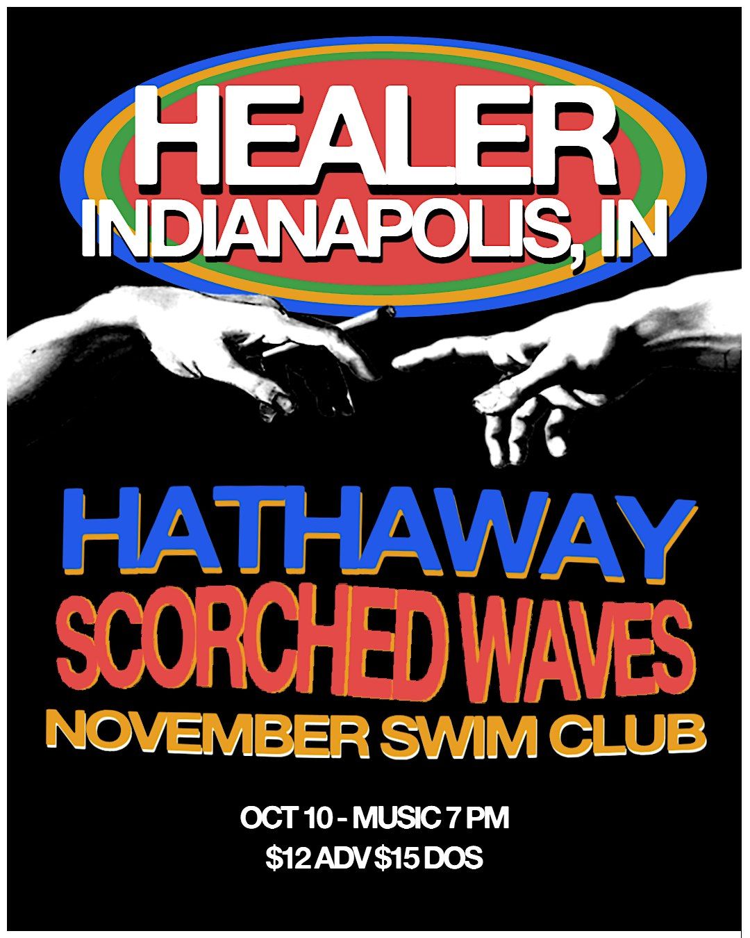 SCORCHED WAVES \/ HATHAWAY \/ NOVEMBER SWIM CLUB live at Healer