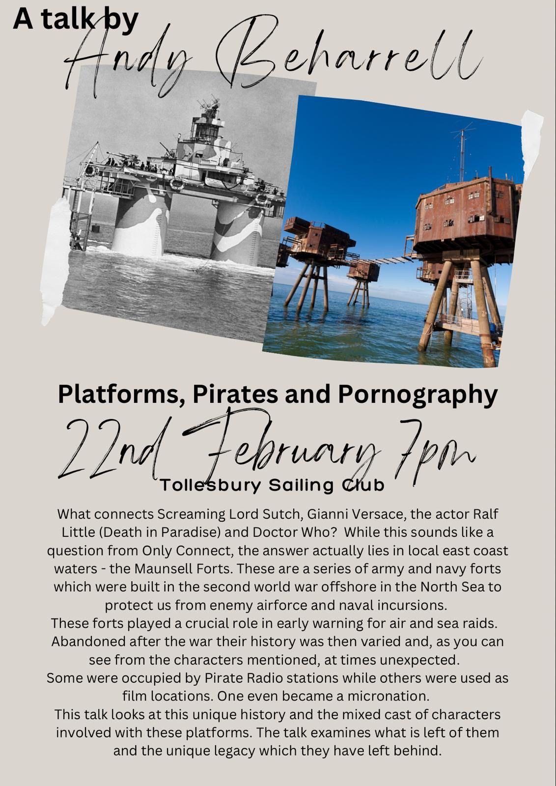 A talk by Andy Beharrell - Platforms, Pirates and Pornography