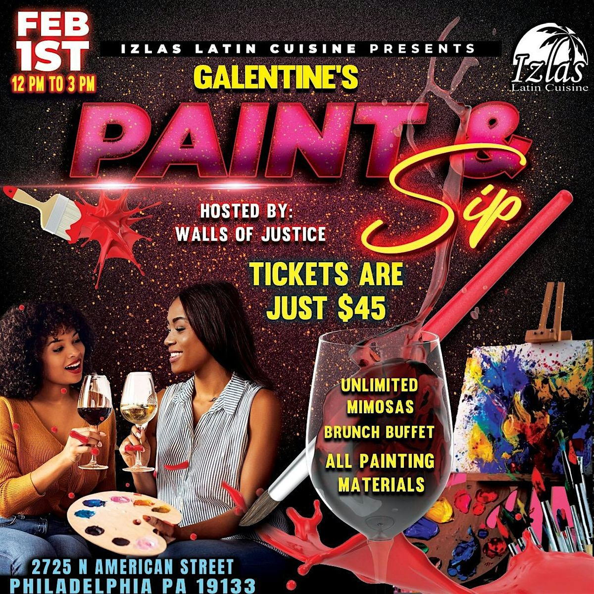 GALENTINE'S PAINT AND SIP