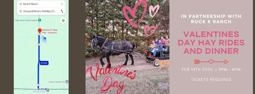 Valentines Day Hay Rides and Dinner