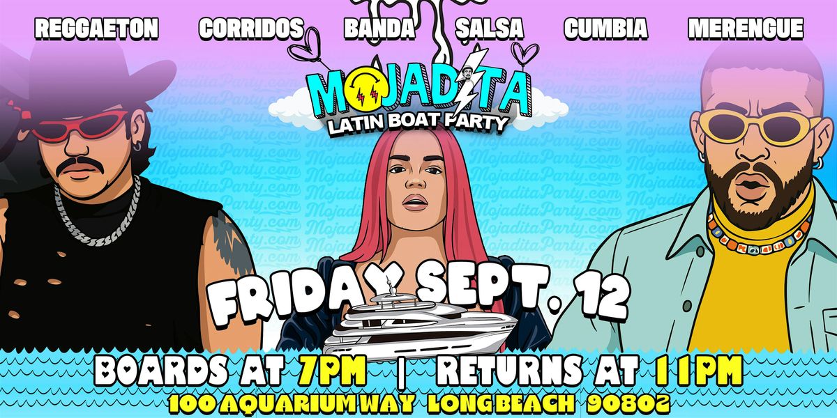 MOJADITA Latin Boat Party. Viviendo el Verano!