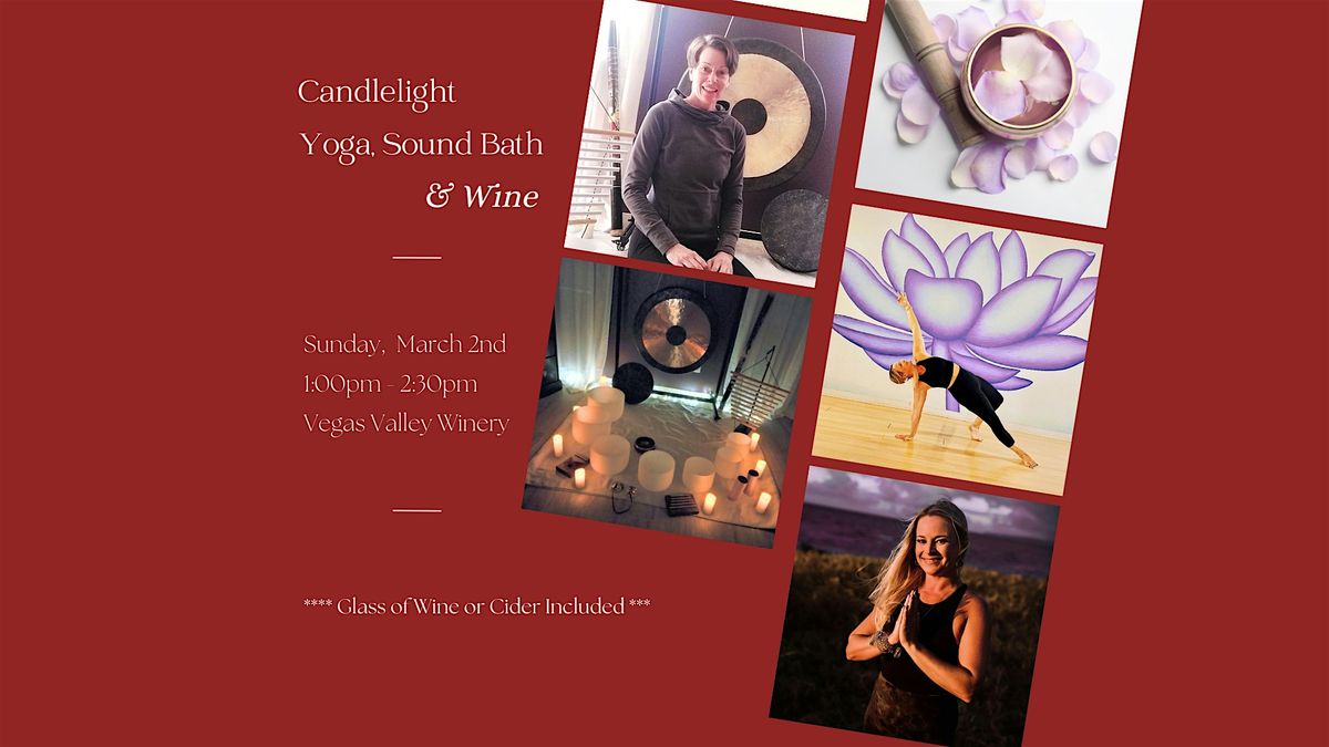 Yoga, Sound Bath, and Wine