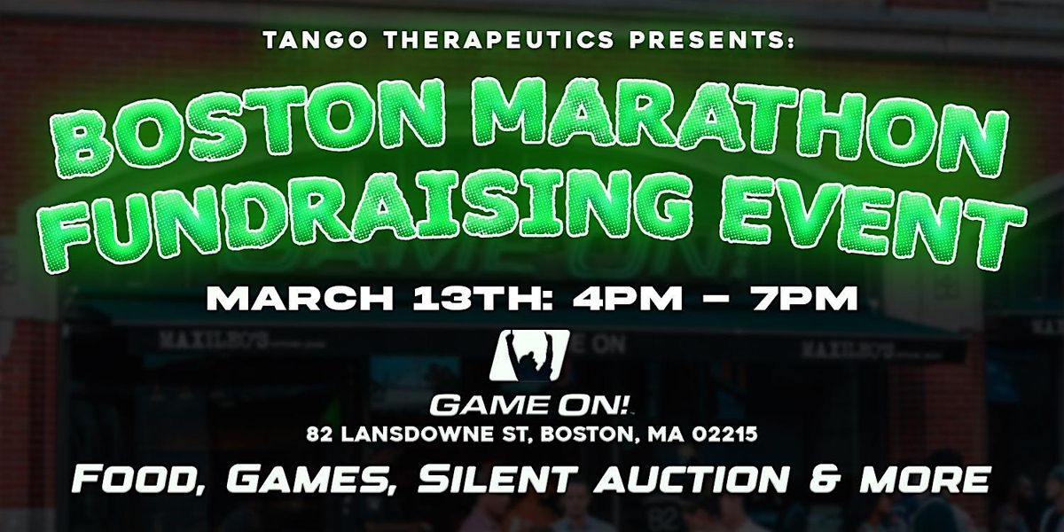 Game On! Boston Marathon Fundraising Event