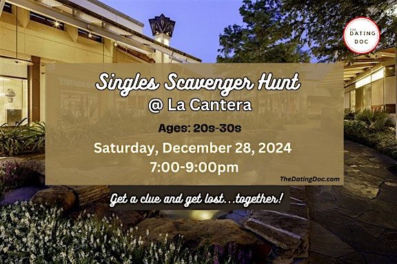 San Antonio Singles Scavenger Hunt (Ages: 20s-30s)