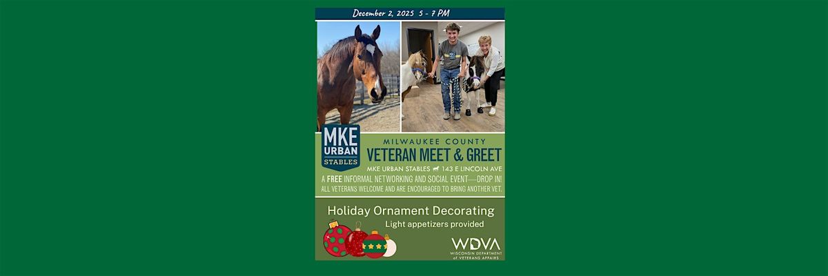 Milwaukee County Veteran Meet & Greet