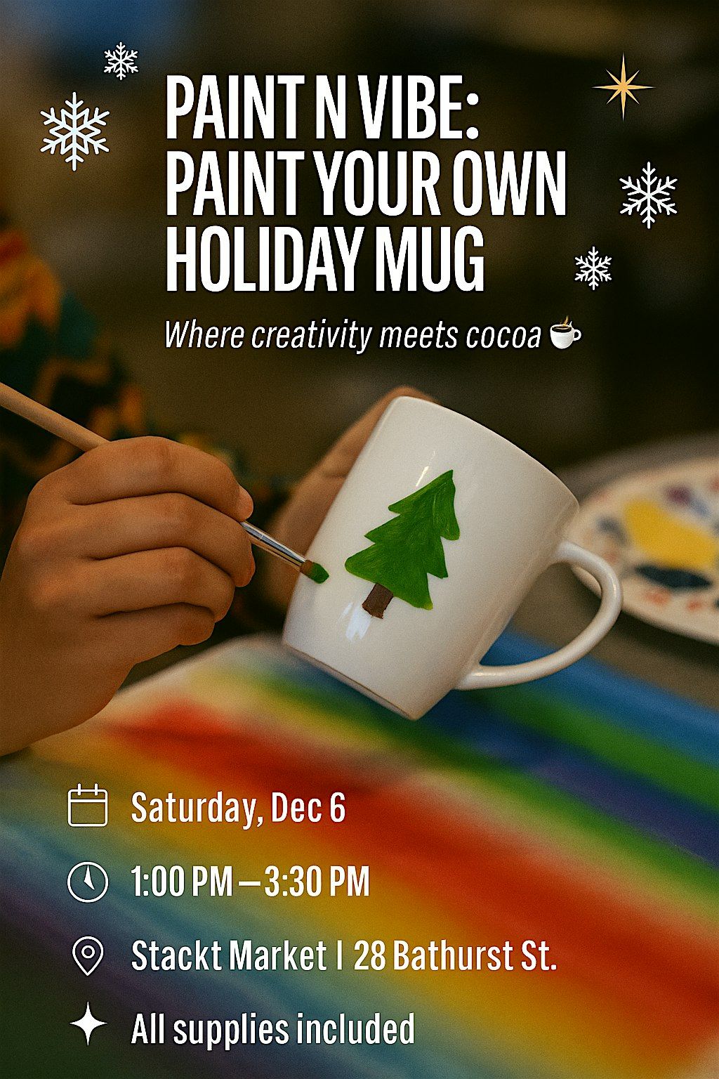 Paint N Vibe: Paint Your Own Holiday Mug