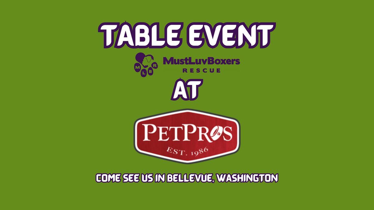 MLBR @ Pet Pros, Bellevue, WA