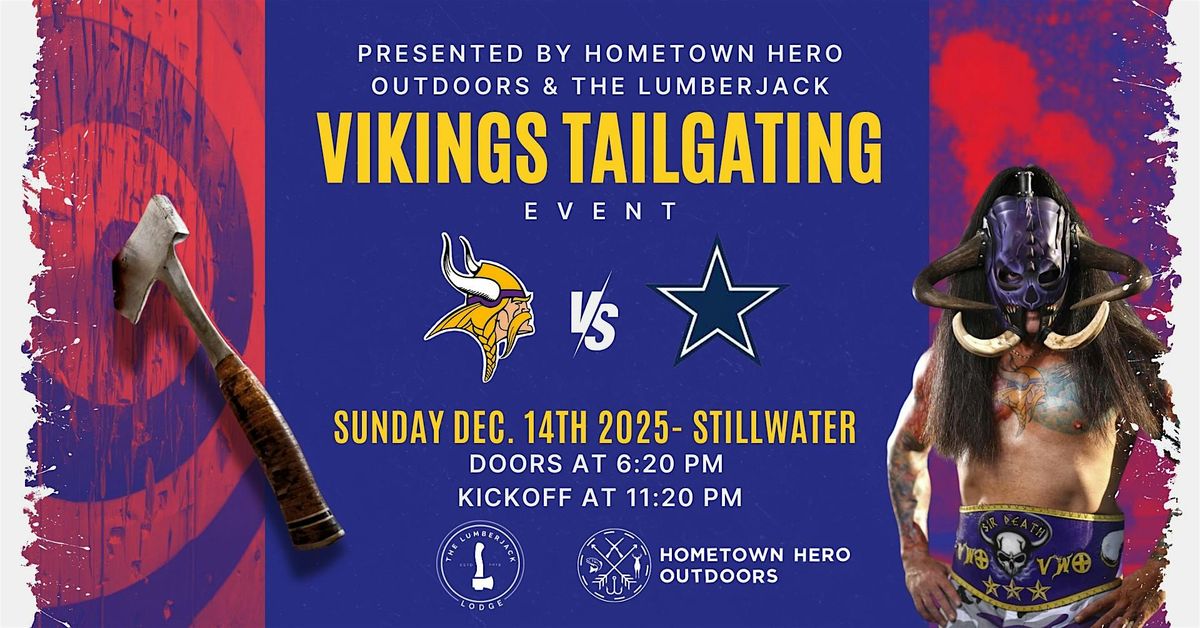 Tailgating for a Cause - Vikings vs. Cowboys Tailgate