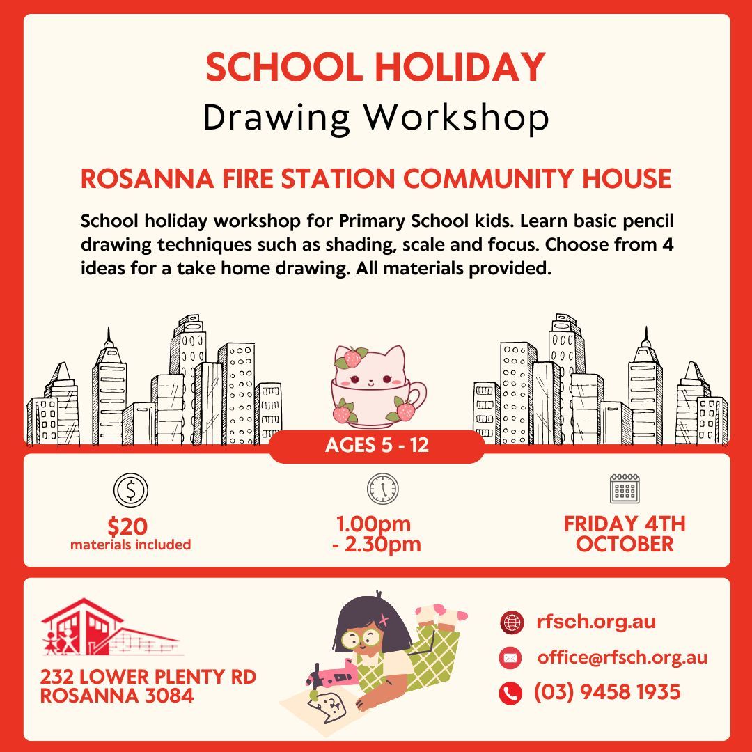 School Holiday Drawing Workshop