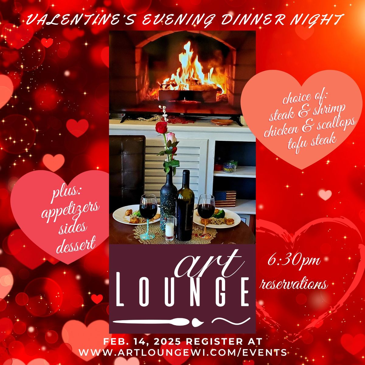 Valentine Dinner Night!  Reservations now open