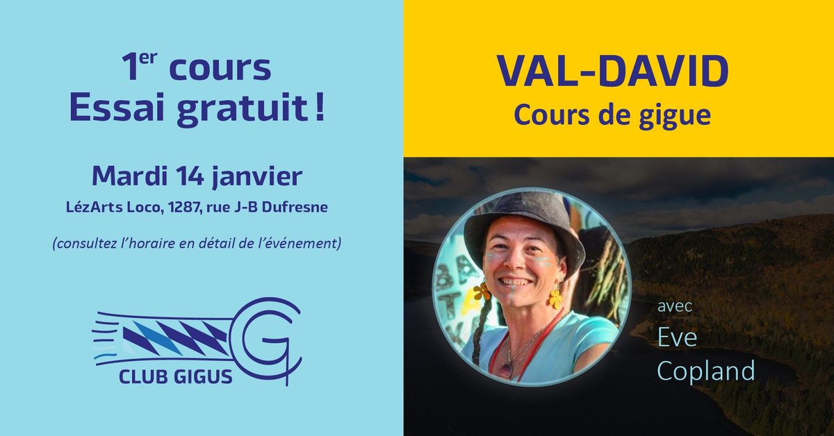 Cours de gigue - Essai GRATUIT \u00e0 Val-David !