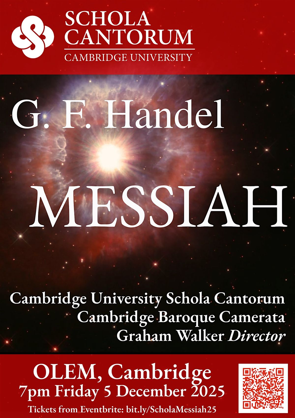 Cambridge Schola perform Handel's masterpiece Messiah