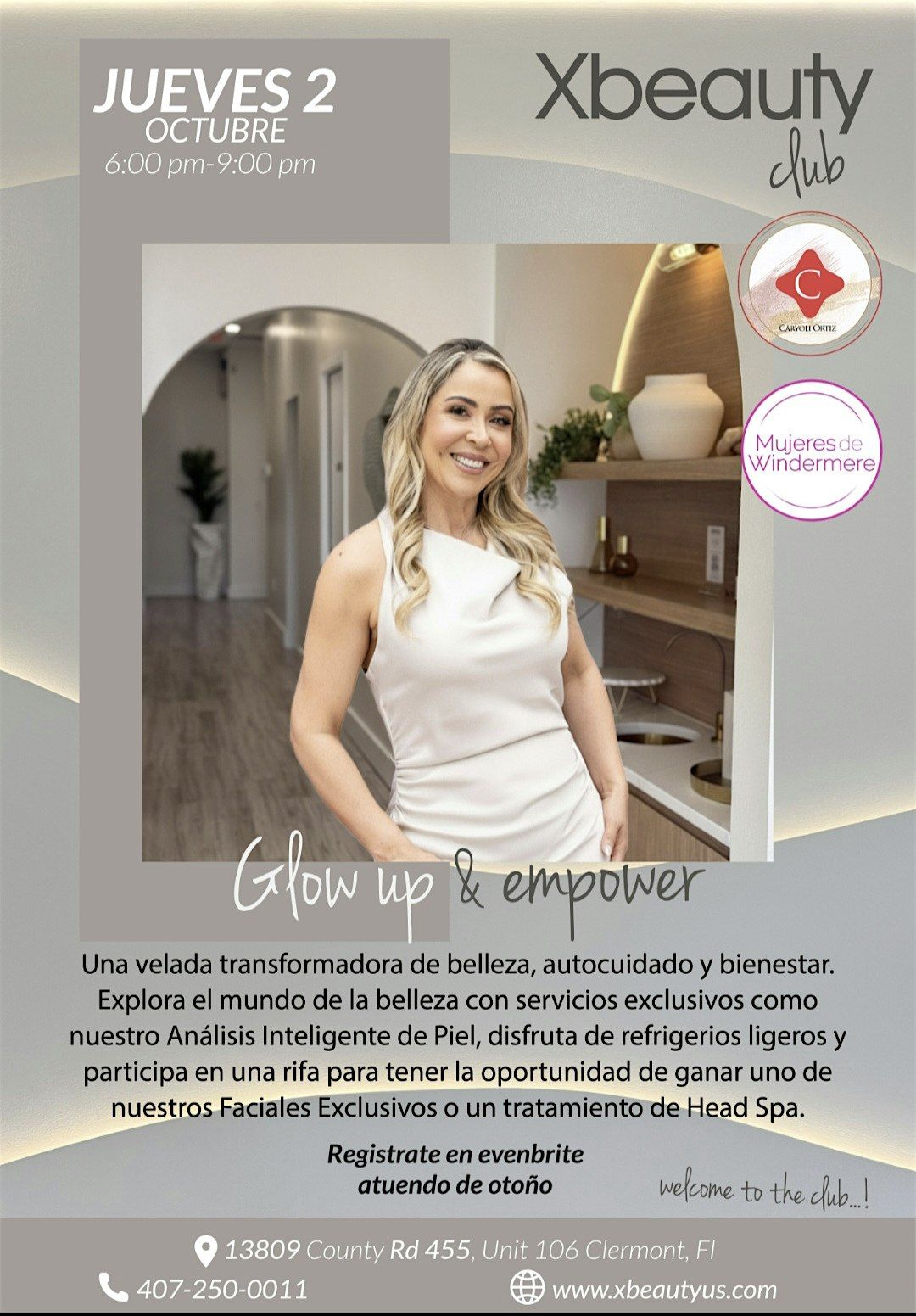 Glow Up & Empower: Una Noche VIP de Belleza, Conexi\u00f3n y Gratitud