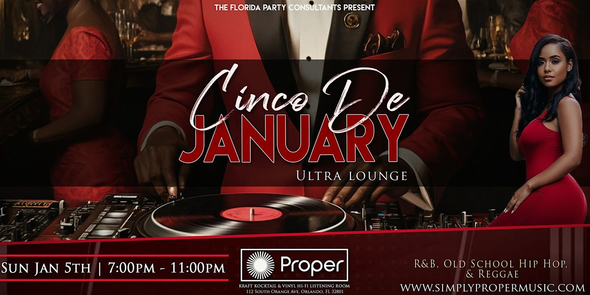 Cinco De January: Ultra Lounge