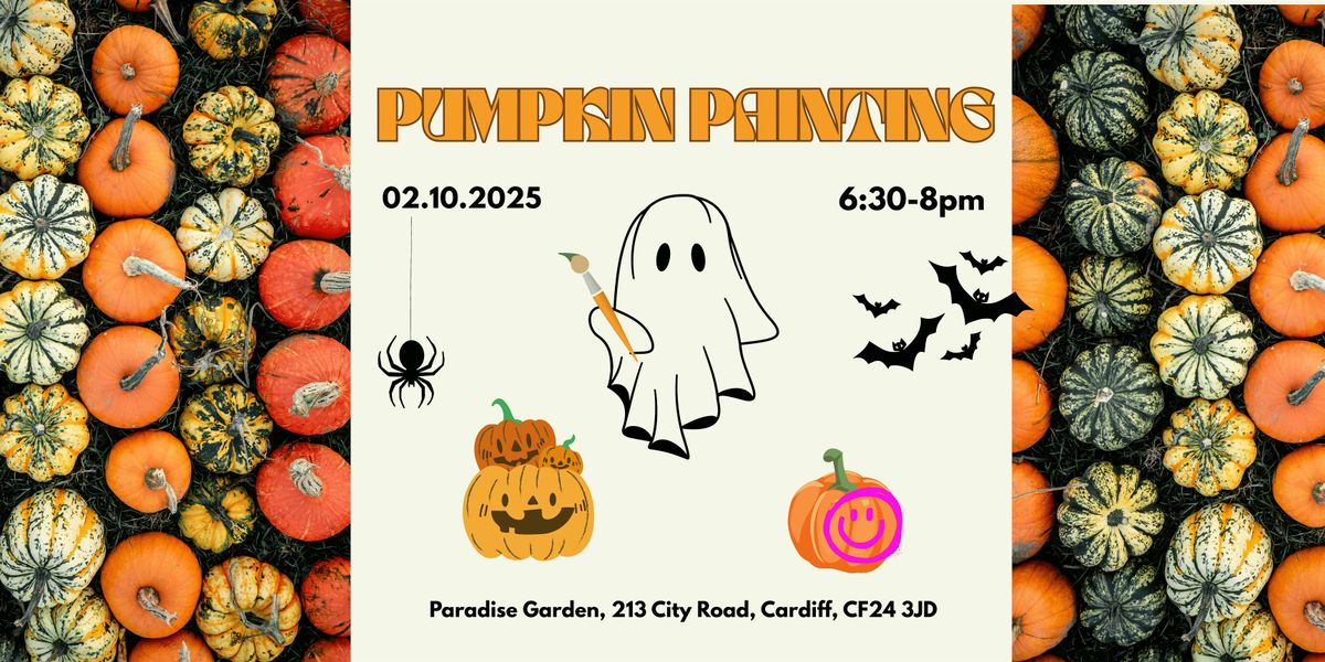 Chin Up Cardiff Pumpkin Painting