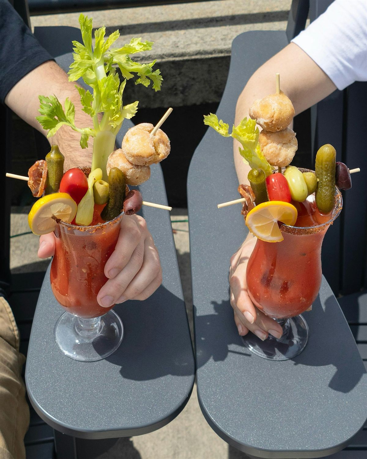 Savory Sunday - Bloody Marys with ALL the Fixins!