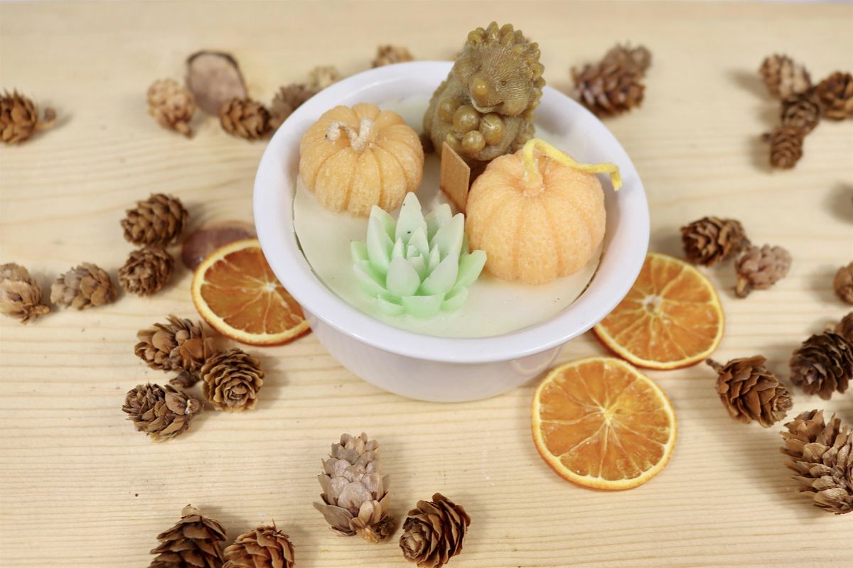 Fall Themed Candle Class with Abstract Adventures